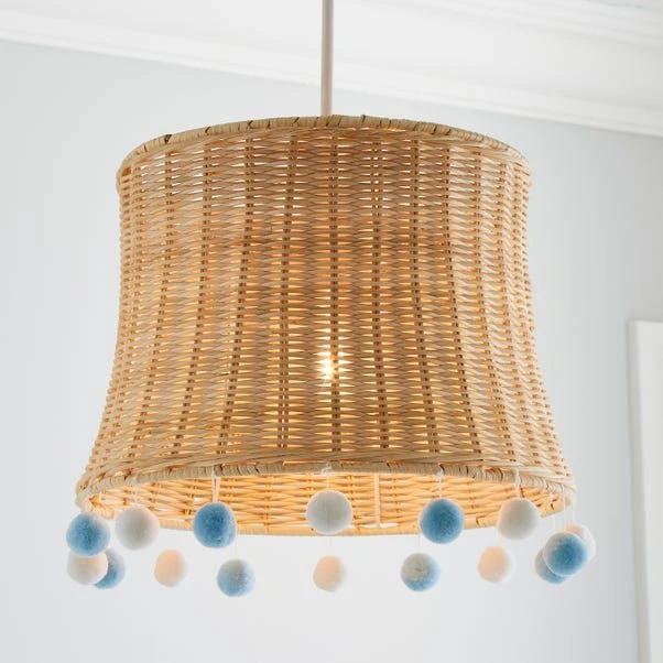 Fiesta Rattan Pom Pom Easy Fit Pendant Shade 8 Fiesta Rattan Pom Pom Easy Fit Pendant Shade - Image 6