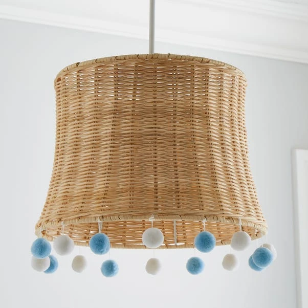 Fiesta Rattan Pom Pom Easy Fit Pendant Shade 9 Fiesta Rattan Pom Pom Easy Fit Pendant Shade - Image 7