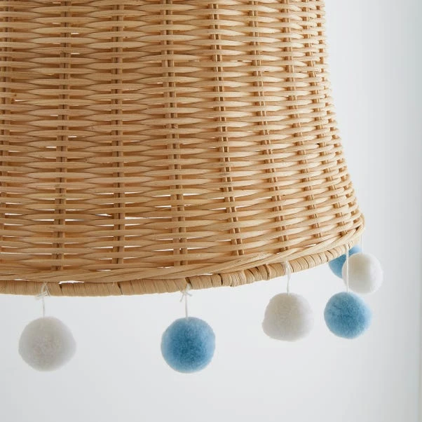 Fiesta Rattan Pom Pom Easy Fit Pendant Shade 10 Fiesta Rattan Pom Pom Easy Fit Pendant Shade - Image 8
