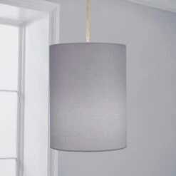 Luna Cylinder Lamp Shade 13 Luna Cylinder Lamp Shade -Dunelm 30734627