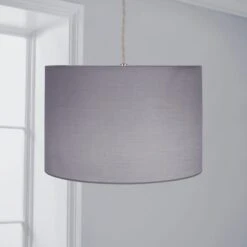 Luna Drum Lamp Shade -Dunelm 30734628