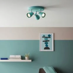 Alto 3 Light Semi Flush Spotlight 30 Alto 3 Light Semi Flush Spotlight -Dunelm 30752887 alt02