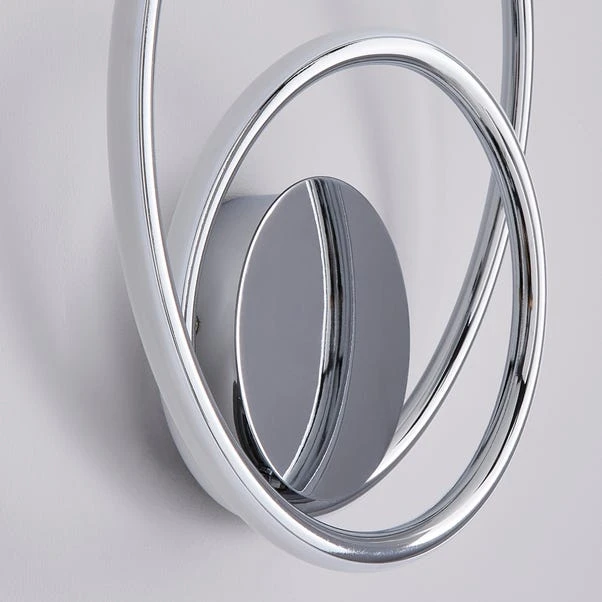 Langdon Chrome Integrated LED Bathroom Wall Light 5 Langdon Chrome Integrated LED Bathroom Wall Light - Image 3