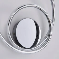 Langdon Chrome Integrated LED Bathroom Wall Light 11 Langdon Chrome Integrated LED Bathroom Wall Light -Dunelm 30752937 alt03