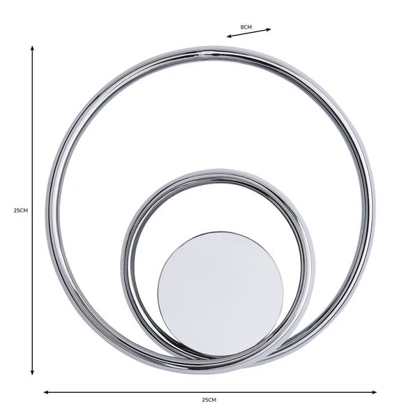 Langdon Chrome Integrated LED Bathroom Wall Light 8 Langdon Chrome Integrated LED Bathroom Wall Light - Image 6