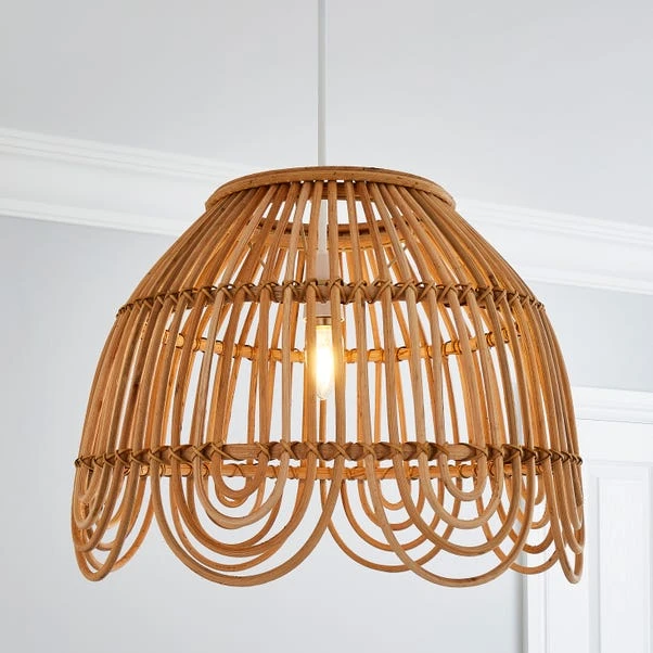 Miah Rattan Easy Fit Pendant Shade 3 Miah Rattan Easy Fit Pendant Shade