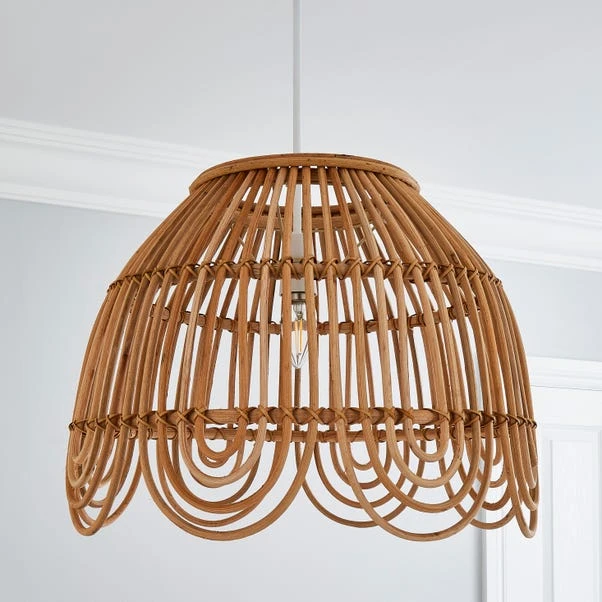 Miah Rattan Easy Fit Pendant Shade 4 Miah Rattan Easy Fit Pendant Shade - Image 2