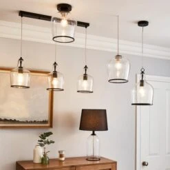 Lenny Flush Ceiling Light -Dunelm 30753380 alt06