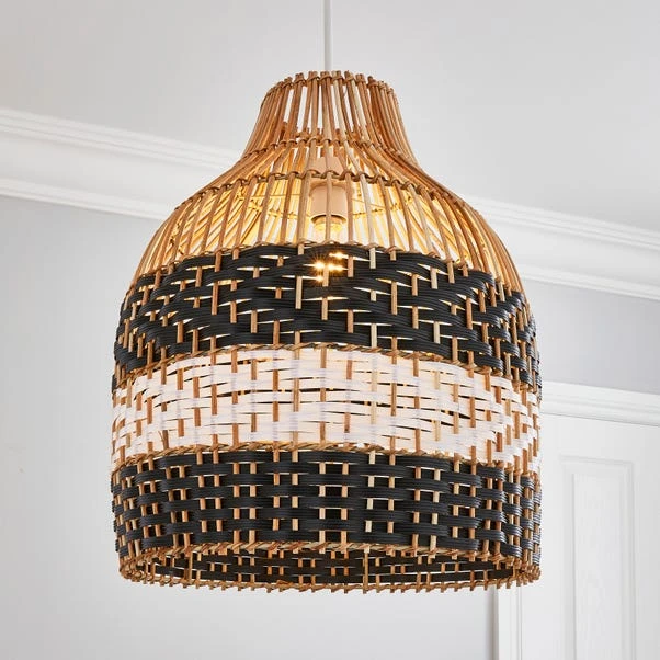 Yanha Rattan Easy Fit Pendant Shade 3 Yanha Rattan Easy Fit Pendant Shade