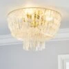 Abanna Flush Ceiling Light -Dunelm 30753429