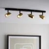 Carter 4 Light Semi Flush Spotlight Bar 2 Carter 4 Light Semi Flush Spotlight Bar -Dunelm 30754822