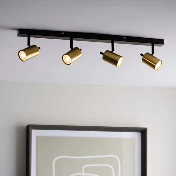 Carter 4 Light Semi Flush Spotlight Bar 3 Carter 4 Light Semi Flush Spotlight Bar