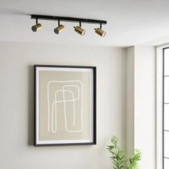 Carter 4 Light Semi Flush Spotlight Bar 19 Carter 4 Light Semi Flush Spotlight Bar -Dunelm 30754822 alt03