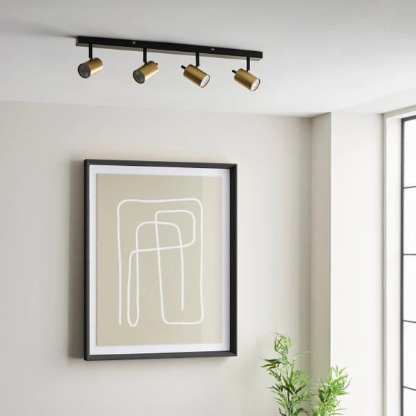 Carter 4 Light Semi Flush Spotlight Bar 6 Carter 4 Light Semi Flush Spotlight Bar - Image 4