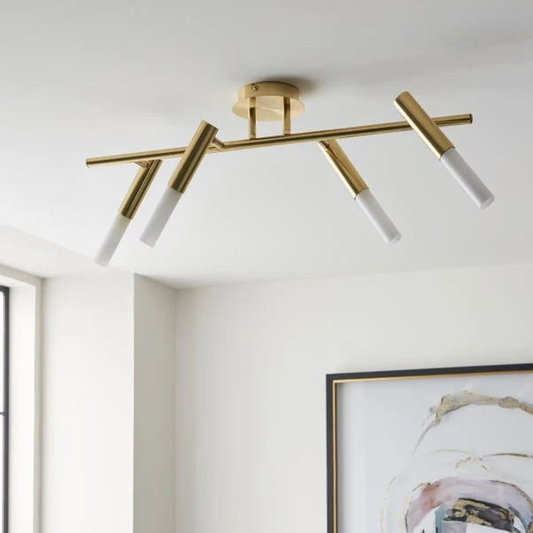 Lyla 4 Light Semi Flush Ceiling Light 11 Lyla 4 Light Semi Flush Ceiling Light - Image 9