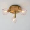 Tia 3 Light Semi Flush Spotlight -Dunelm 30754829