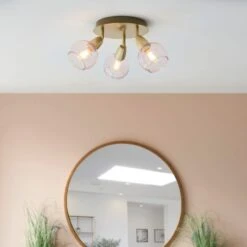 Tia 3 Light Semi Flush Spotlight -Dunelm 30754829 alt02