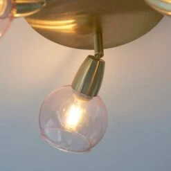 Tia 3 Light Semi Flush Spotlight -Dunelm 30754829 alt05