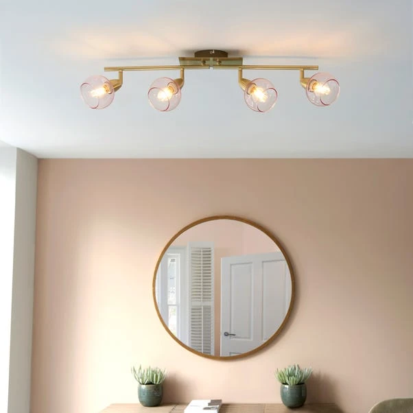 Tia 4 Light Semi Flush Spotlight Bar 10 Tia 4 Light Semi Flush Spotlight Bar - Image 8