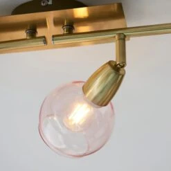 Tia 4 Light Semi Flush Spotlight Bar 24 Tia 4 Light Semi Flush Spotlight Bar -Dunelm 30754839 alt05