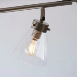 Delavin 4 Light Satin Nickel Semi Flush Spotlight Bar -Dunelm 30754843 alt05