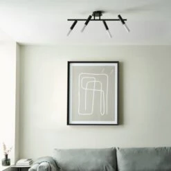 Lyla 4 Light Semi Flush Ceiling Light 19 Lyla 4 Light Semi Flush Ceiling Light -Dunelm 30754848 alt03