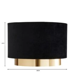 Nesa Two Tier Velvet Lamp Shade -Dunelm 30755587 alt07