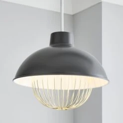 Emzo Easy Fit Pendant Shade 17 Emzo Easy Fit Pendant Shade -Dunelm 30755706