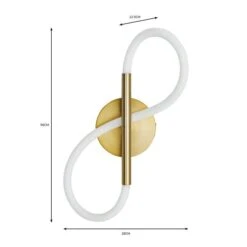 Flexi Integrated LED Wall Light -Dunelm 30755728 alt07