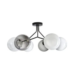 Nila 6 Light Semi Flush Ceiling Light -Dunelm 30755733 alt05