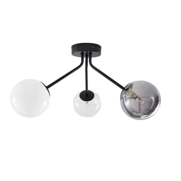 Nila 3 Light Semi Flush Ceiling Light 7 Nila 3 Light Semi Flush Ceiling Light - Image 5