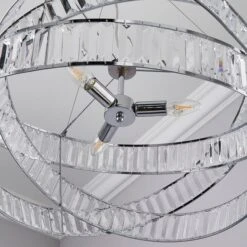 Lilia 3 Light Jewel Semi Flush Ceiling Light -Dunelm 30755735 alt02
