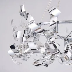 Iris Hoop 4 Light Semi Flush Ceiling Light 11 Iris Hoop 4 Light Semi Flush Ceiling Light -Dunelm 30755737 alt02