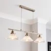 Logan 3 Light Diner Ceiling Light 2 Logan 3 Light Diner Ceiling Light -Dunelm 30755757