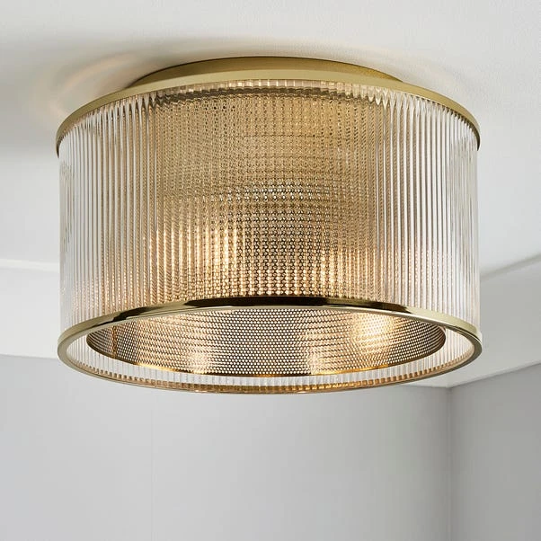 Kruze Glass Flush Ceiling Light 12 Kruze Glass Flush Ceiling Light - Image 10