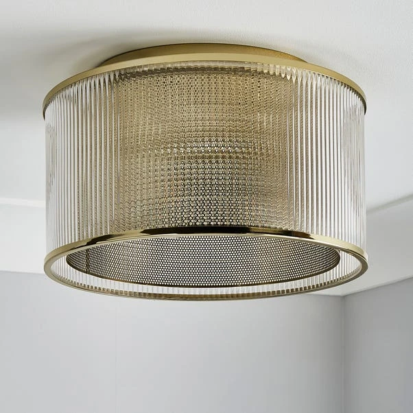 Kruze Glass Flush Ceiling Light 13 Kruze Glass Flush Ceiling Light - Image 11