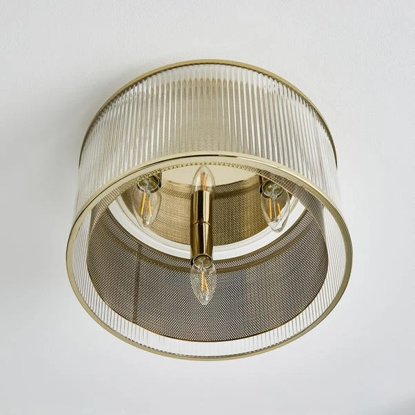 Kruze Glass Flush Ceiling Light 15 Kruze Glass Flush Ceiling Light - Image 13