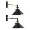 Set Of 2 Logan Grey Industrial Wall Light 2 Set Of 2 Logan Grey Industrial Wall Light -Dunelm 30762320