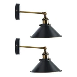 Dunelm 31 Set Of 2 Logan Grey Industrial Wall Light