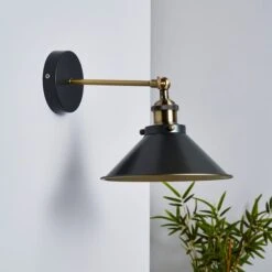 Set Of 2 Logan Grey Industrial Wall Light 10 Set Of 2 Logan Grey Industrial Wall Light -Dunelm 30762320 alt02