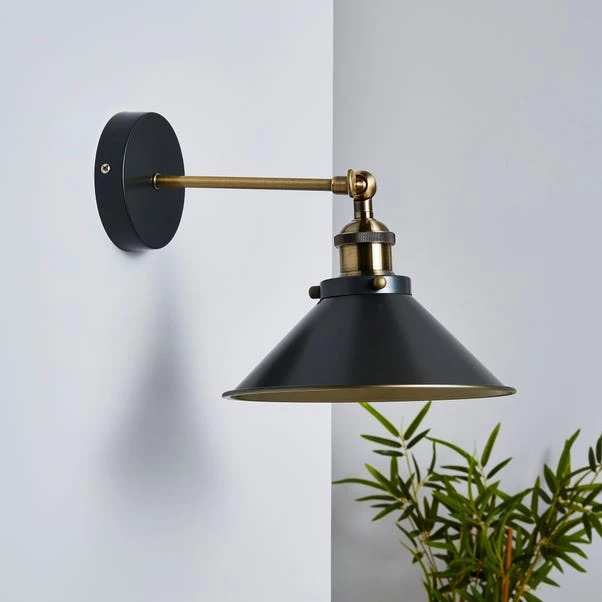 Set Of 2 Logan Grey Industrial Wall Light 5 Set Of 2 Logan Grey Industrial Wall Light - Image 3