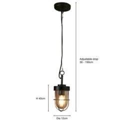 Marine Industrial Pendant Light 11 Marine Industrial Pendant Light -Dunelm 30763140 alt06