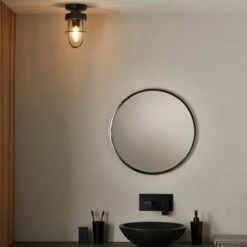 Marine Industrial Flush Ceiling Light -Dunelm 30763311 alt02