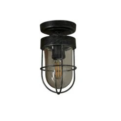Marine Industrial Flush Ceiling Light -Dunelm 30763311 alt05