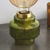 Niamh Ribbed Glass Table Lamp Base 1 Niamh Ribbed Glass Table Lamp Base -Dunelm 30766246