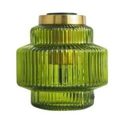 Niamh Ribbed Glass Table Lamp Base 10 Niamh Ribbed Glass Table Lamp Base -Dunelm 30766246 alt05