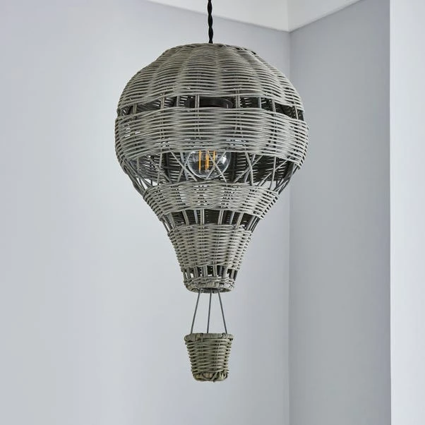 Hot Air Balloon Rattan Easy Fit Pendant Shade 10 Hot Air Balloon Rattan Easy Fit Pendant Shade - Image 8