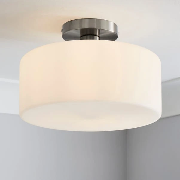 Amelie Opal Glass Flush Ceiling Light 8 Amelie Opal Glass Flush Ceiling Light - Image 6