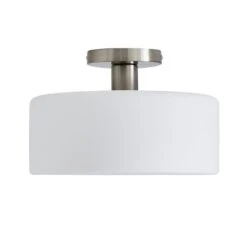 Amelie Opal Glass Flush Ceiling Light 23 Amelie Opal Glass Flush Ceiling Light -Dunelm 30768664 alt05