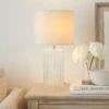 Christine Ribbed Glass Table Lamp